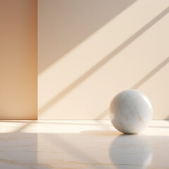 Poster - minimalistic background abstract with generative ai.