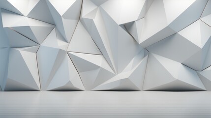  Geometric  Wall Wallpaper with White Contemporary Surface. Light  .