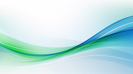 Poster - Abstract green digital cyberspace background material with a sense of technology, art concept illustration with a sense of technology