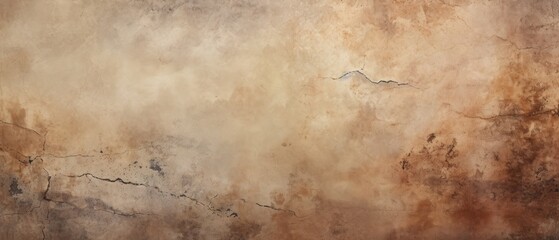 Wall Mural - Texture of a vintage brown concrete as a background, brown grungy wall Great textures for background