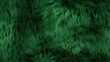 Green colored fake fur seamless pattern. Repeated background of fluffy texture.