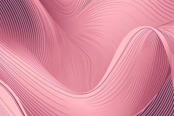 Wall Mural - Pink abstract wallpaper with a pattern of lines. Generative AI
