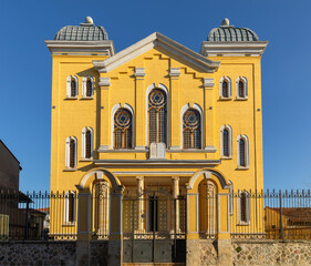 Wall Mural - Great Synagogue exterior (edirne buyuk sinangog) view in Edirne City of Turkey.