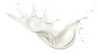 © petrrgoskov - milk or white liquid splash isolated on white with clipping path
