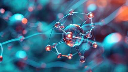 Science Molecule, Molecular DNA Model Structure