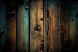 Fototapeta Desenie - Texture of an old wooden wall. Cracks and peeling paint in the background. Aged painted boards. Vintage wooden background.
