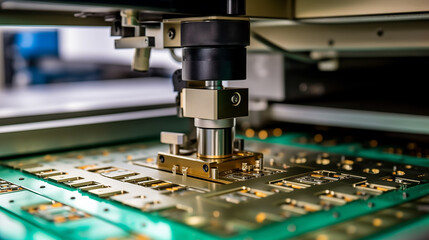 Poster - Industrial robots efficiently manufacturing microchips