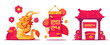 © Macrovector - Gradient Chinese new year illustrations