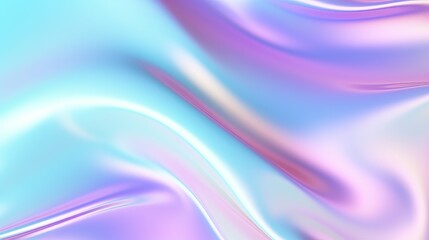 Wall Mural - vibrant iridescent neon background: holographic soft pastels, abstract aesthetic, trendy vaporwave g