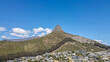 Landscape of the lions head in cape town