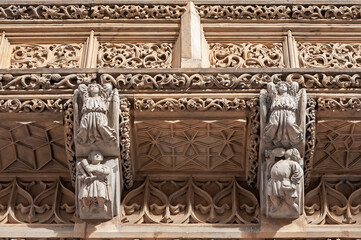 Wall Mural - Architectural details of the Wroclaw Town Hall, Poland