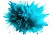  a blue colored explosion of powder on a white background with space for a text or an image to put on a t - shirt or a t - shirt or a t - shirt.