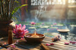 © VRAYVENUS - illustration spa fragrance aroma ai generative
