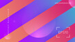 © Holo Art - Vector Banner. House Music Poster. Pink Minimal Art. Business Screen. Space Corporate Elements. Geometric Ui. Cool Landing Page. Purple Vector Banner