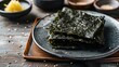 Nori Seaweed in A Plate