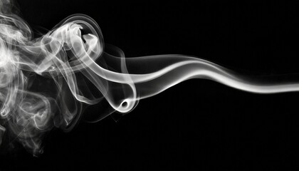 Poster - smoke on black