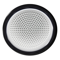 Poster - A shower head 3D abstract design in black and white