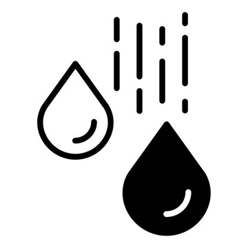 Water glass solid glyph icon