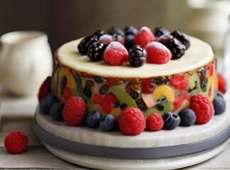 Wall Mural - fruit cake