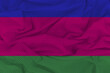 Flag of Kuban Peoples Republic, Fabric flag of Kuban Peoples Republic. Antarctica National Flag, Fabric and Texture Flag Image of Kuban Peoples Republic.
