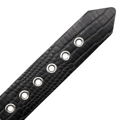 Leather belt with accessories. Belt with metal studs in the form of a pyramid. Accessories and decorations for mtalheads, rockers, punks, bikers, goths.