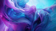 Abstract Turquoise and lavender color watercolor background