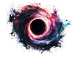 © comicsans - A black hole isolated on transparent background.