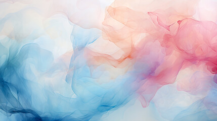  Abstract Swirls of Pastel Colors Dance created with Generative AI technology