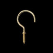 Ceiling Hook Screw golden color for wall and wood surface