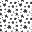 © EF Studio - Seamless pattern with gray stars. Monochrome simple vector pattern. Kids texture. Nursery prints for textile, apparel, wrapping paper and other surfaces.