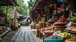 Vibrant Traditional Market in Indonesia: A Tapestry of Local Products and Cultural Delights