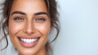 © HM Design - Perfect healthy teeth smile of a young woman. Teeth whitening. Dental clinic patient. Image symbolizes oral care dentistry, stomatology. Dentistry image