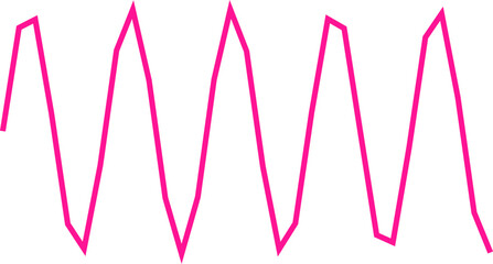 An abstract transparent scribble wave shape line design element.