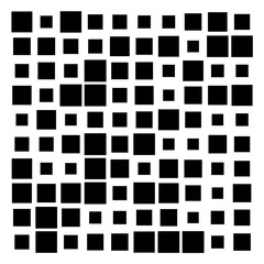 Sticker - set of black squares