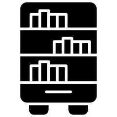 Sticker - Bookcase Icon