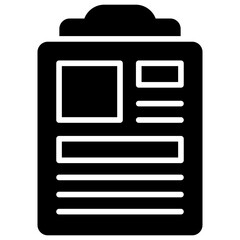 Poster - Clipboard Icon