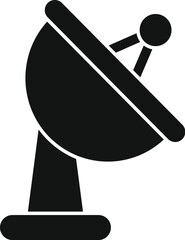 Poster - Internet provider ground antenna icon simple vector. Processor tech. Online server data