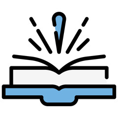 Poster - Open Book Icon