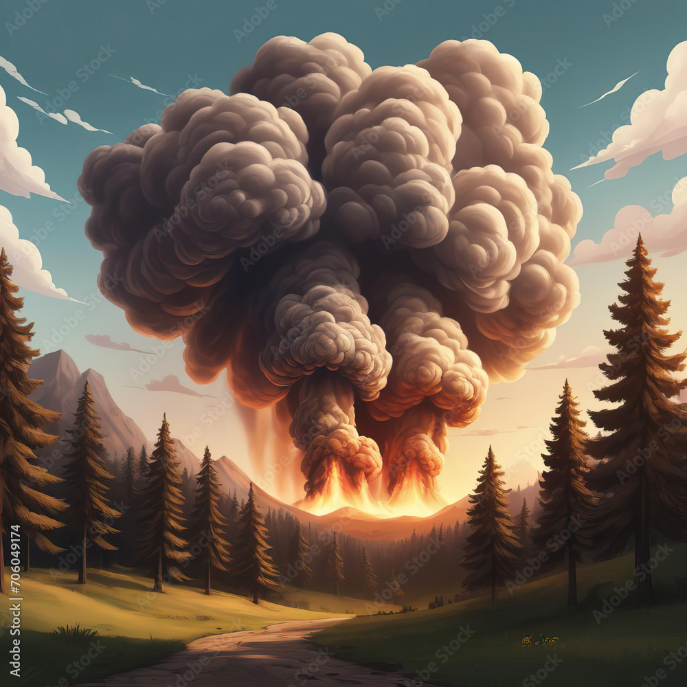 Stock-Illustration „Sublime Fusion Power Plant - a futuristic and clean ...