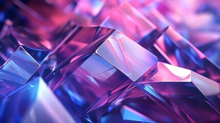 Amethyst Gemstones Closeup. (Generative AI).