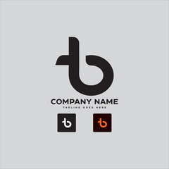Poster - Initial TB Logo Design Vector