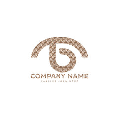 Poster - Initial TB Logo Design Vector