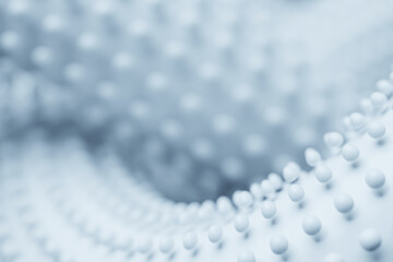 Fototapete - Abstract  gradient and geometric stripes pattern. Linear  white    pattern, 3D illustration.