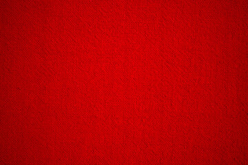 Wall Mural - Dark red cotton fabric cloth texture background, seamless pattern of natural textile.