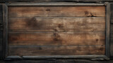 Fototapeta  - Framed Rustic Weathered Old Wooden Wall