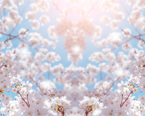  Flower and light; background or texture; spring concept