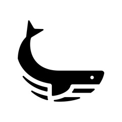 Wall Mural - Whale Icon