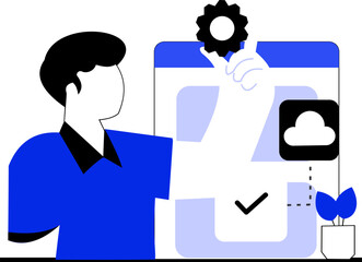 Web Development Illustration