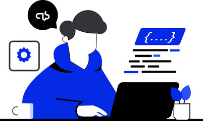 Web Development Illustration