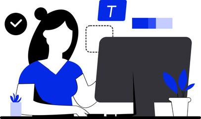 Web Development Illustration